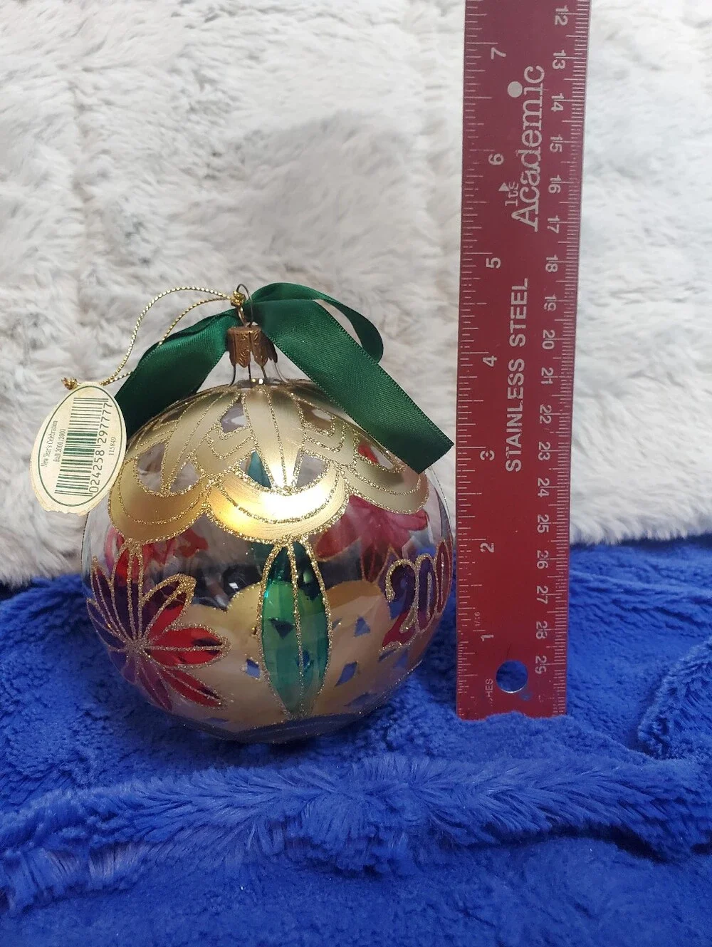 Waterford Holiday Heirloom New Years Celebration Ball 2000 To 2001 Y2K Collector